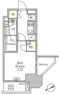 ザ・パークハビオ大森山王【12階】の間取り