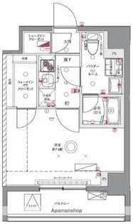 ユリカロゼAZ亀戸Ⅱ【6階】の間取り