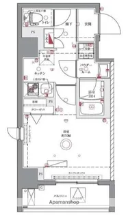 ユリカロゼAZ亀戸Ⅱ【5階】の間取り