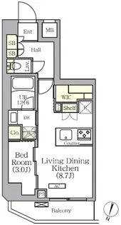 ARKMARK世田谷砧【3階】の間取り