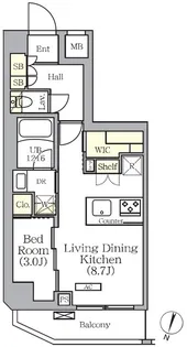ARKMARK世田谷砧【5階】の間取り