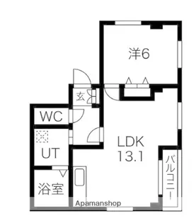アネックスT【4階】の間取り