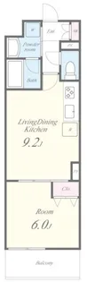 VILLA BLANCHE【1階】の間取り