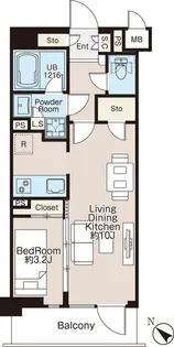 CREATIF三軒茶屋【5階】の間取り