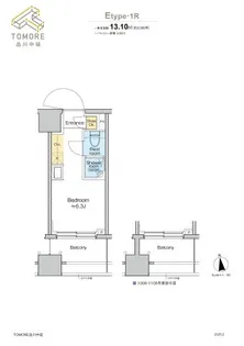 TOMORE品川中延【10階】の間取り