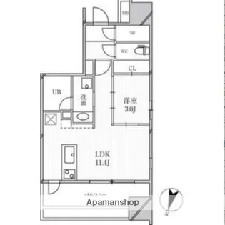 GRAN PASEO明大前【8階】の間取り
