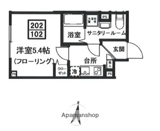 ALTO緑が丘【2階】の間取り