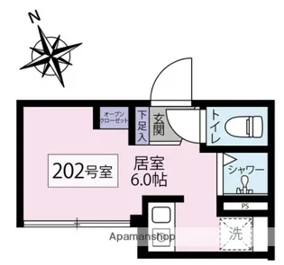 CRESTA松陰【2階】の間取り
