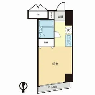 フラット16【0405号室】の間取り