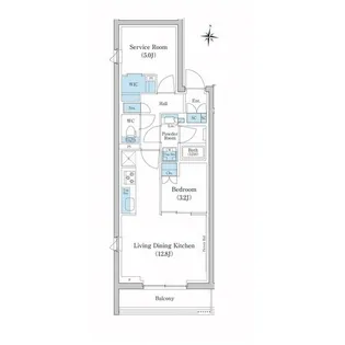 スタイリオ池上SOUTH【5階】の間取り