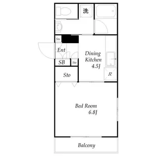 東京都大田区千鳥1丁目【マンション】の間取り