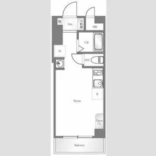 フラッツ大橋【5階】の間取り