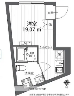 パークサイド戸越公園【1階】の間取り
