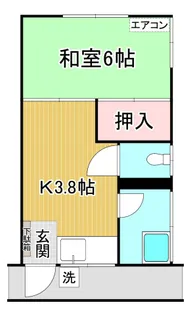 第一昌栄荘【101号室号室】の間取り