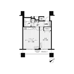 LOOPーM【3階】の間取り