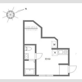 芝浦庵【1階】の間取り