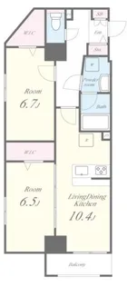 JPT RESIDENCE【4階】の間取り