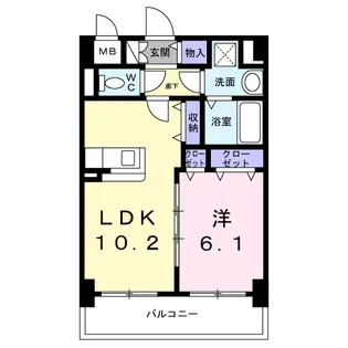 スリールステラ【1階】の間取り