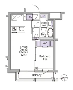 イプセ白金台【2階】の間取り