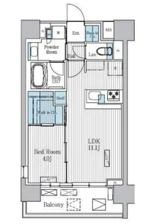 TERRA蚕糸の森【8階】の間取り
