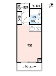 ジョイフル目黒洗足【2階】の間取り