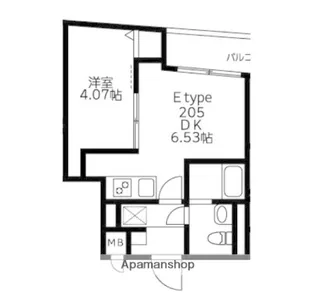 U RESIDENCE武蔵小山【-1階】の間取り
