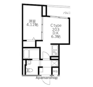 U RESIDENCE武蔵小山【1階】の間取り