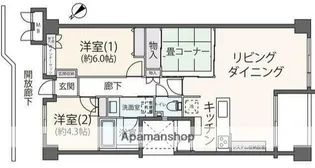 エス・バイ・エル代々木西原【4階】の間取り