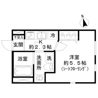 STRIPES東大井【3階】の間取り