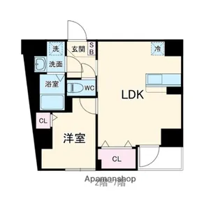 東麻布 平成レジデンス【2階】の間取り