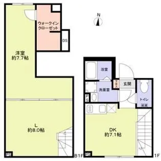 VISTA MAGOME【1階】の間取り