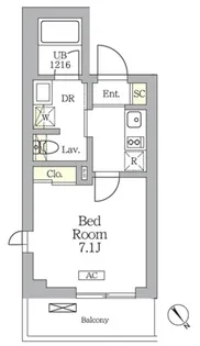 グランパーク千駄ヶ谷レジデンス【3階】の間取り