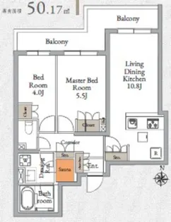 LIVECASA千鳥町【1階】の間取り