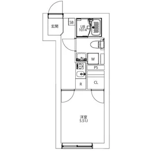 MAXIV CITY文京小石川【2階】の間取り