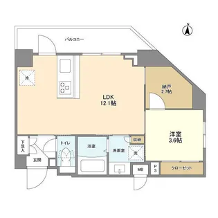 ルネサンスコート文京白山【2階】の間取り