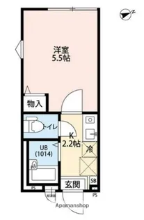 FLAT.K BLOSSOMS【1階】の間取り