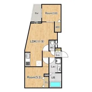 (仮称)ジーグランデ西大井【0102号室】の間取り