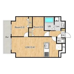 ジーグランデ三ノ輪【0901号室】の間取り