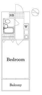 ライオンズマンション川崎貝塚第2【4階】の間取り
