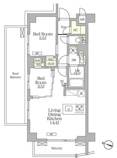 AIFLAT明大前【3階】の間取り