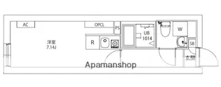 AXIA M−CITY武蔵小山【2階】の間取り