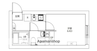 AXIA M−CITY武蔵小山【1階】の間取り