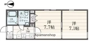 A LATO 西大井【2階】の間取り
