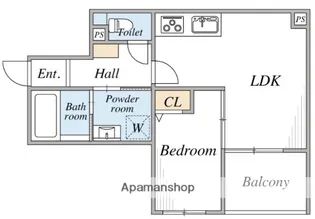 メゾン・ド・マロネ【1階】の間取り