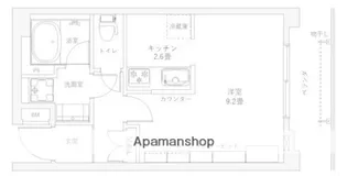 レジデンス新蒲田スクエア【3階】の間取り
