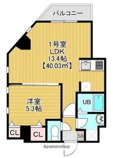 ソラトワーヌ【4階】の間取り