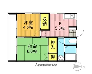 第二みつる荘【1階】の間取り