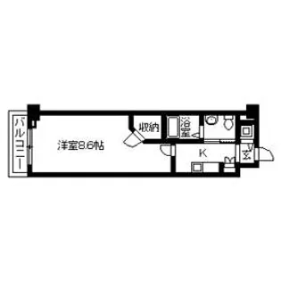 グロースメゾン用賀【1階】の間取り