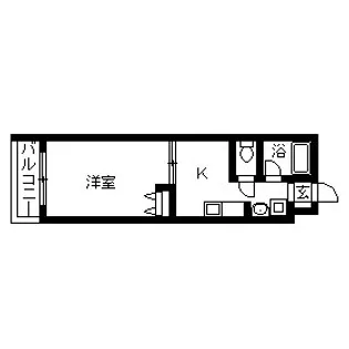 ラコリッタカラスヤマ【1階】の間取り