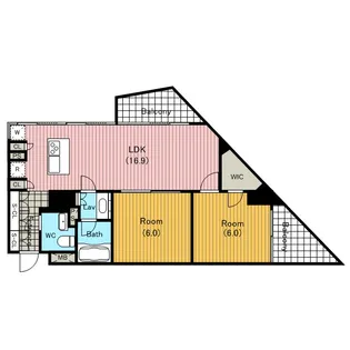 アーデン芝公園【14階】の間取り